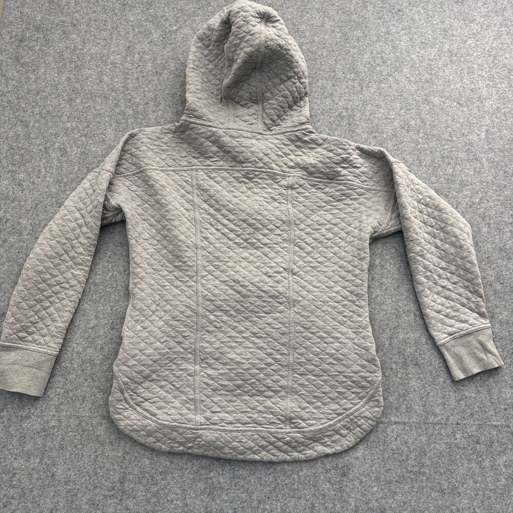 Patagonia Women's Organic Cotton Quilt Hoody Jacket Gray Size S - Picture 9 of 10